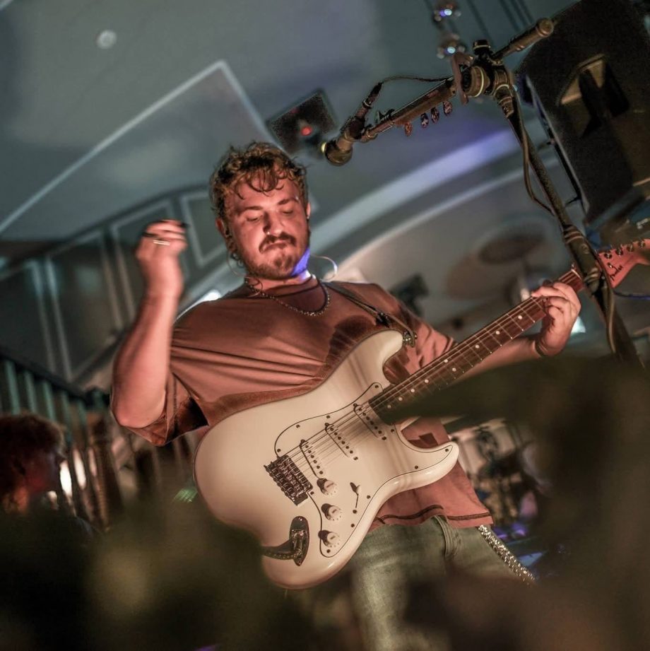 Dean Wilson performing live covers in Newcastle